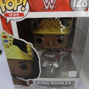 WWE King Booker Pop Figure with Gold Crown
